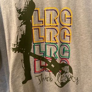 LRG Men’s “Think Legacy” T-Shirt - Grey - XXL